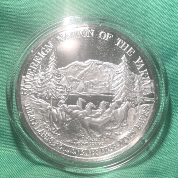 Nation Of The Yakima Silver Round 24.1 Grams of .999 Silver116365282798 - Picture 1 of 6